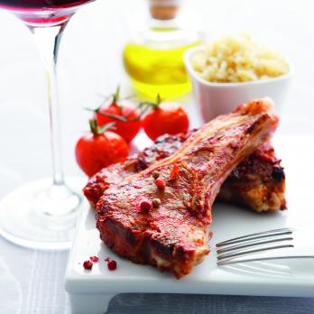 Grilled lamb chops