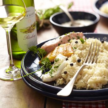 Fish sauerkraut