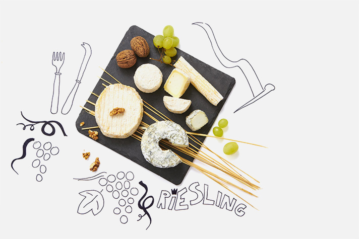 With my cheeses