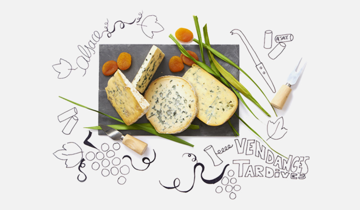 With my cheeses