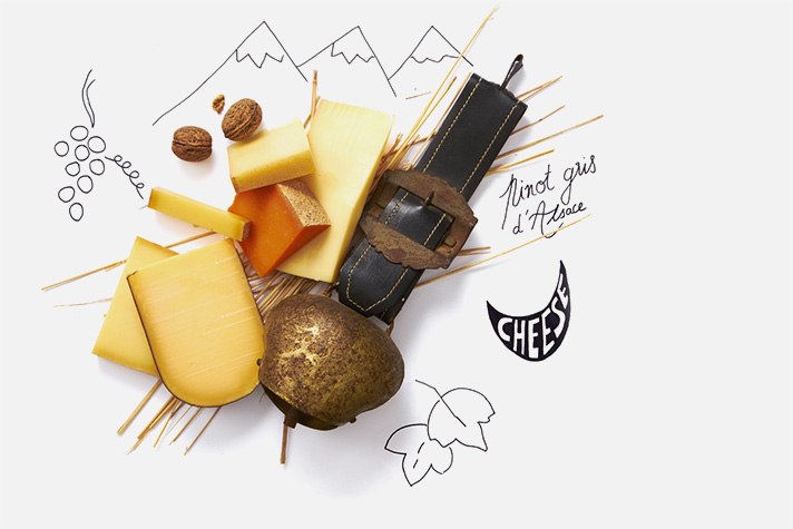 With my cheeses