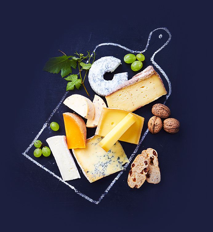 With my cheeses