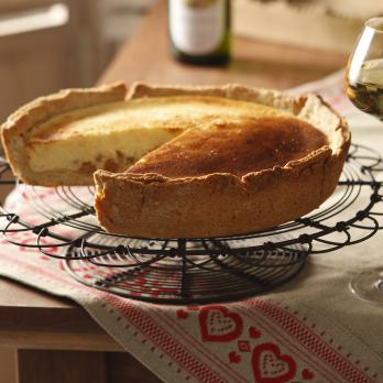 Tart with fromage blanc